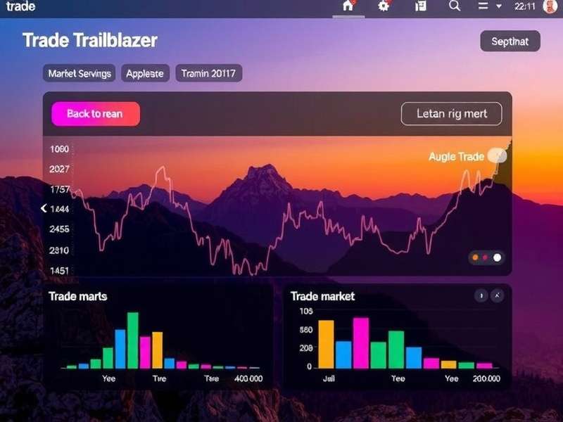 Trade Trailblazer - Market Analysis Tool Trade Trailblazer market analysis interface
